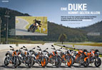 Das KTM-Duke-Konzept: 125, 200, 390, 690 und 1290 ccm