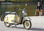 Grazer Roller: aufwändig konstruierter Puch RL 125 von 1953