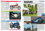 Das Jahrbuch lebt von Kontrasten wie der Diesel-Sommer, der Zweitakt-500er von Suter und von Sportlern wie denen von Suzuki.