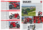... die Ducati-Modelle und das Firmenportrait.