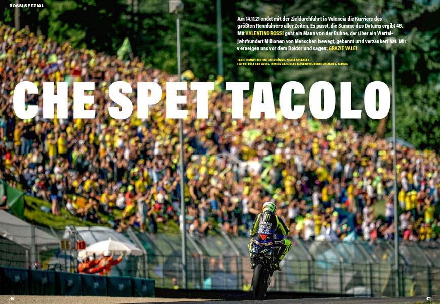 20 Seiten Valentino Rossi: Rückblick auf die Karriere des größten Rennfahrers aller Zeiten