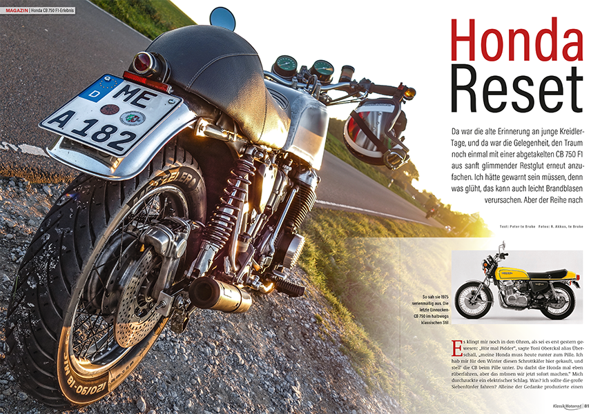 Honda CB 750 wiederbelebt