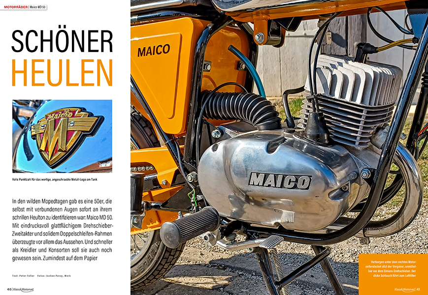 Maico MD 50: Konkurent von Kreidler, Zündapp und Co. Geschichte anhand eines  Modells von 1975