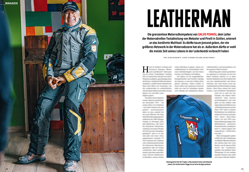 Im Portrait: Salvo Pennisi ist der Leiter der Motorradreifen-Testabteilung von Metzeler und Pirelli