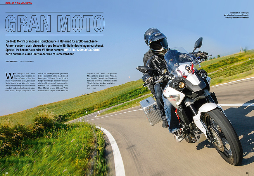 Moto Morini Granpasso: Mit ihrem ingeniösen 1200er-V2 ist die flinke Reisenduro ein echter Geheimtipp