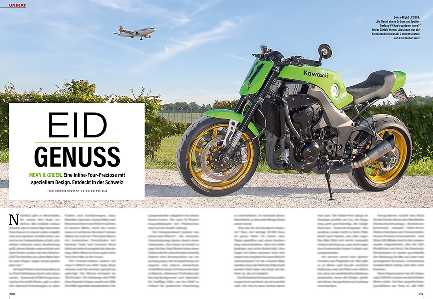 Weber-Kawasaki Z 1000 R: Die Gene der Superbikes im individuell umgebauten Naked Bike