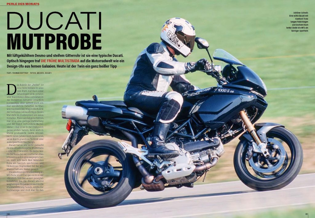 Perle des Monats: Die Ducati Multistrada 1000 war 2003 innovativ