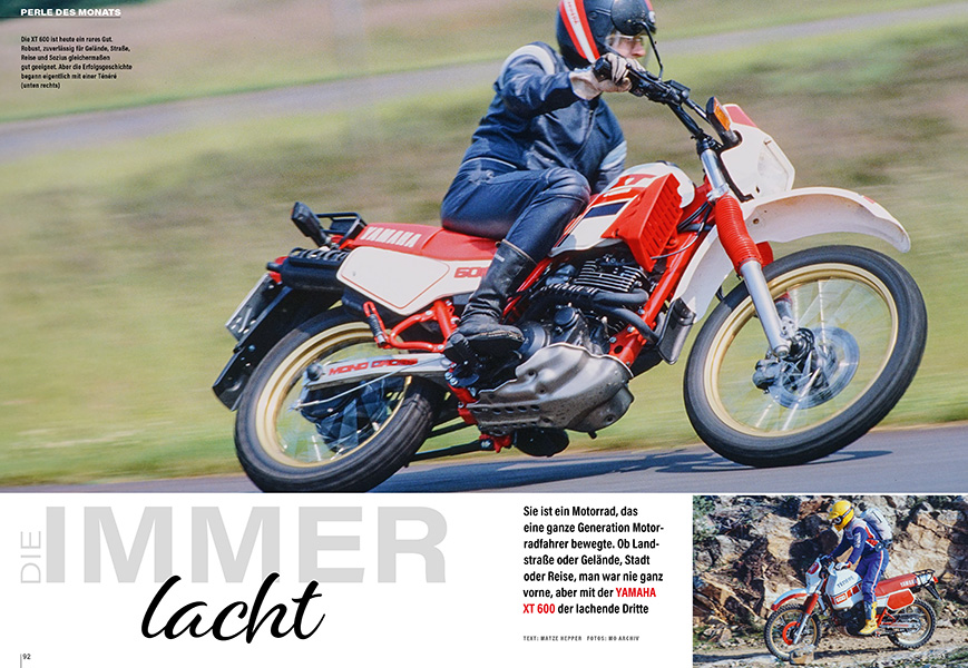 Yamaha XT 600: eine Enduro, die eine ganze Generation Motorradfahrer bewegt hat