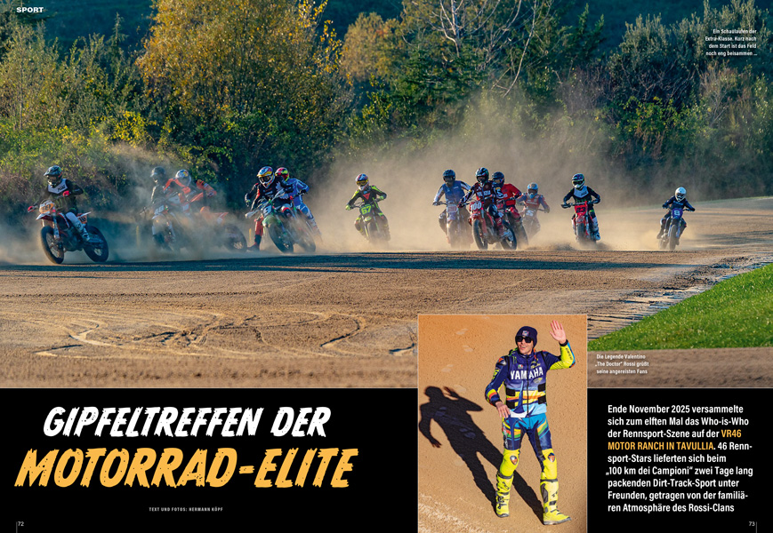 Insider-Bericht: Die Elite-Rennfahrer auf Rossi Ranch zum Spaßhaben